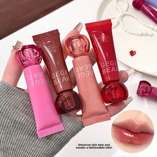 Tinh chất dưỡng ẩm trái cây Gege Bear Lip Gloss, nước giống như gương không dính