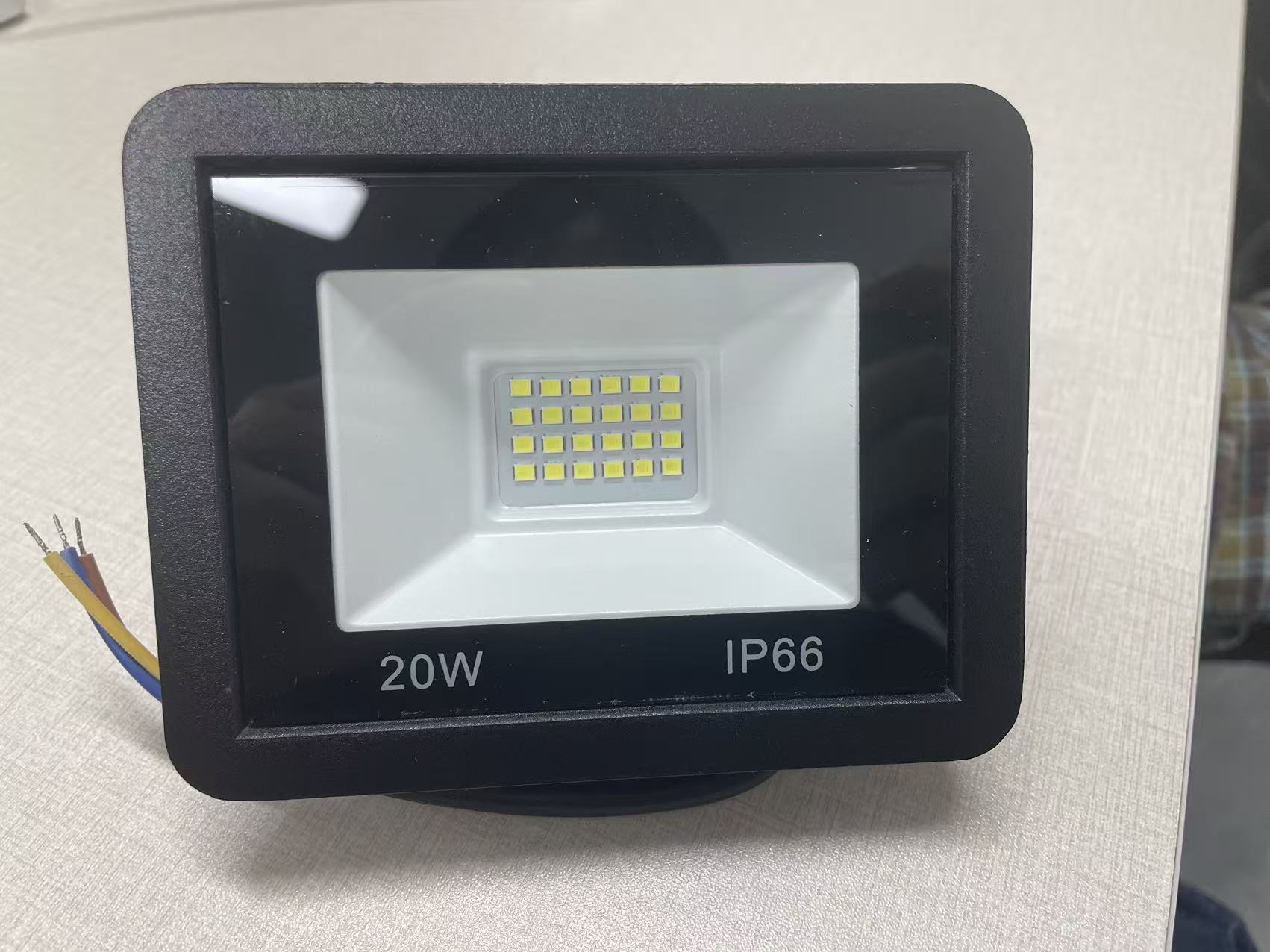 Đèn LED chiếu sáng ngoài trời IP66, đèn pha 20W, ánh sáng ban ngày/ấm