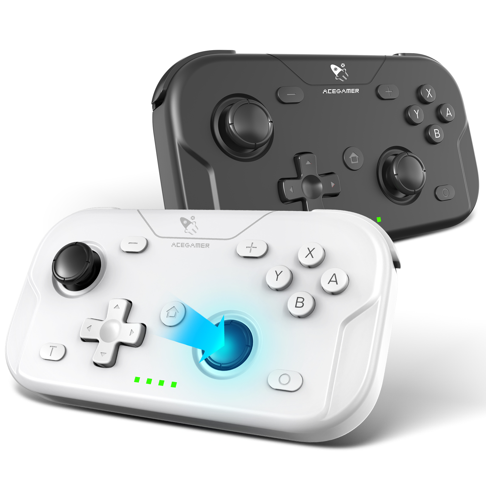 Tay cầm chơi game không dây mini siêu nhỏ cho Nintendo Switch, PC, Android, iOS – tay cầm chơi game 