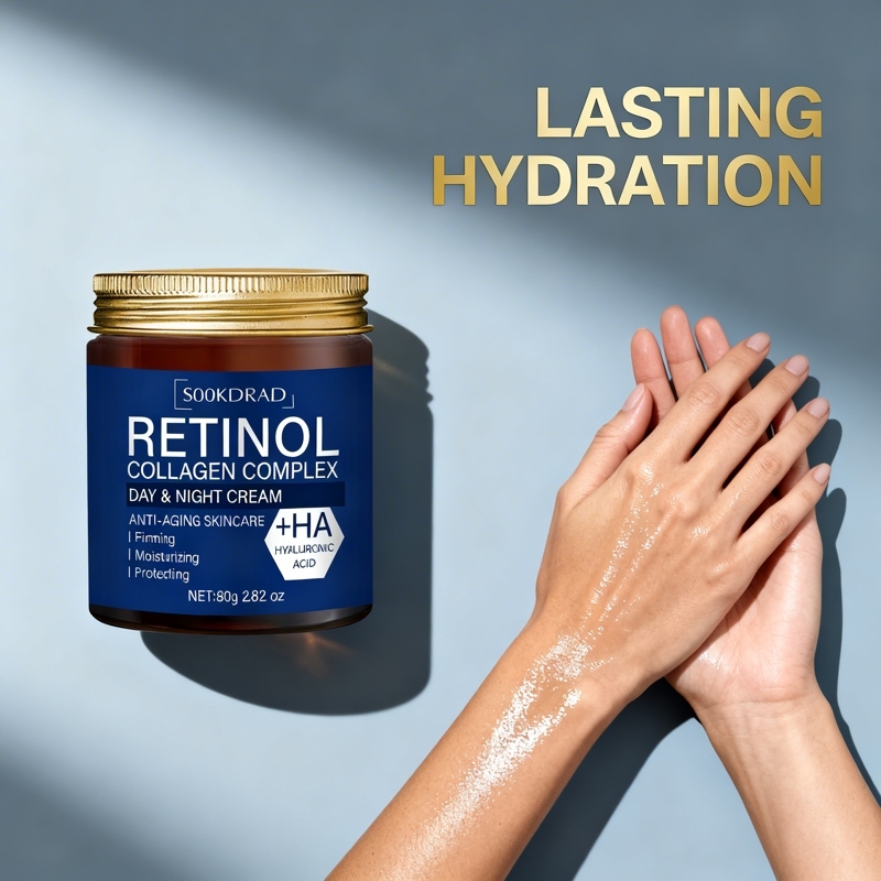 Kem Retinol Collagen Dễ Thẩm Thấu, HA, Dùng Buổi Sáng, 80g