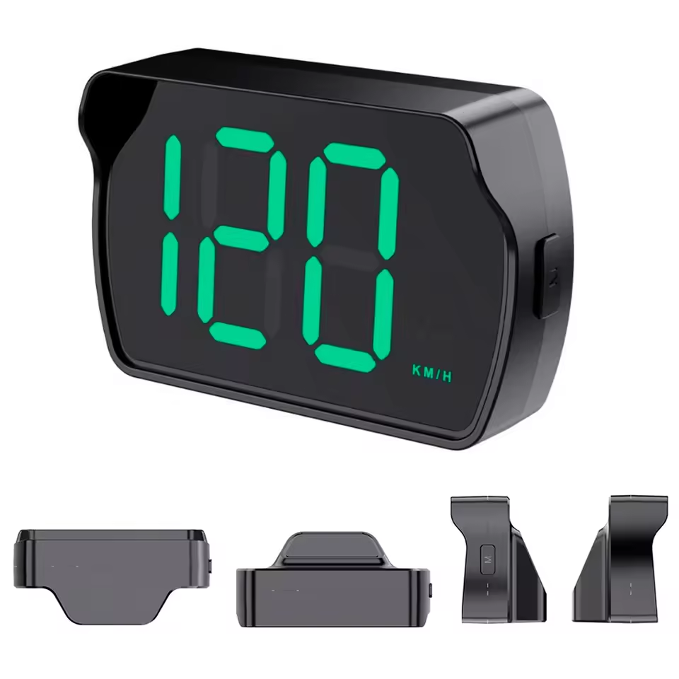 HUD ô tô GPS KMH MPH HUD Đồng hồ tốc độ kỹ thuật số Hiển thị trên kính lái Phụ kiện điện tử ô tô Fon