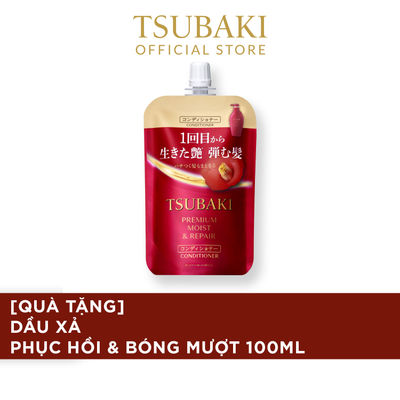 [HB GIFT] TSUBAKI DẦU XẢ PHỤC HỒI & BÓNG MƯỢT 100ML (TSUBAKI PREMIUM MOIST & REPAIR CONDITIONER 100ML)