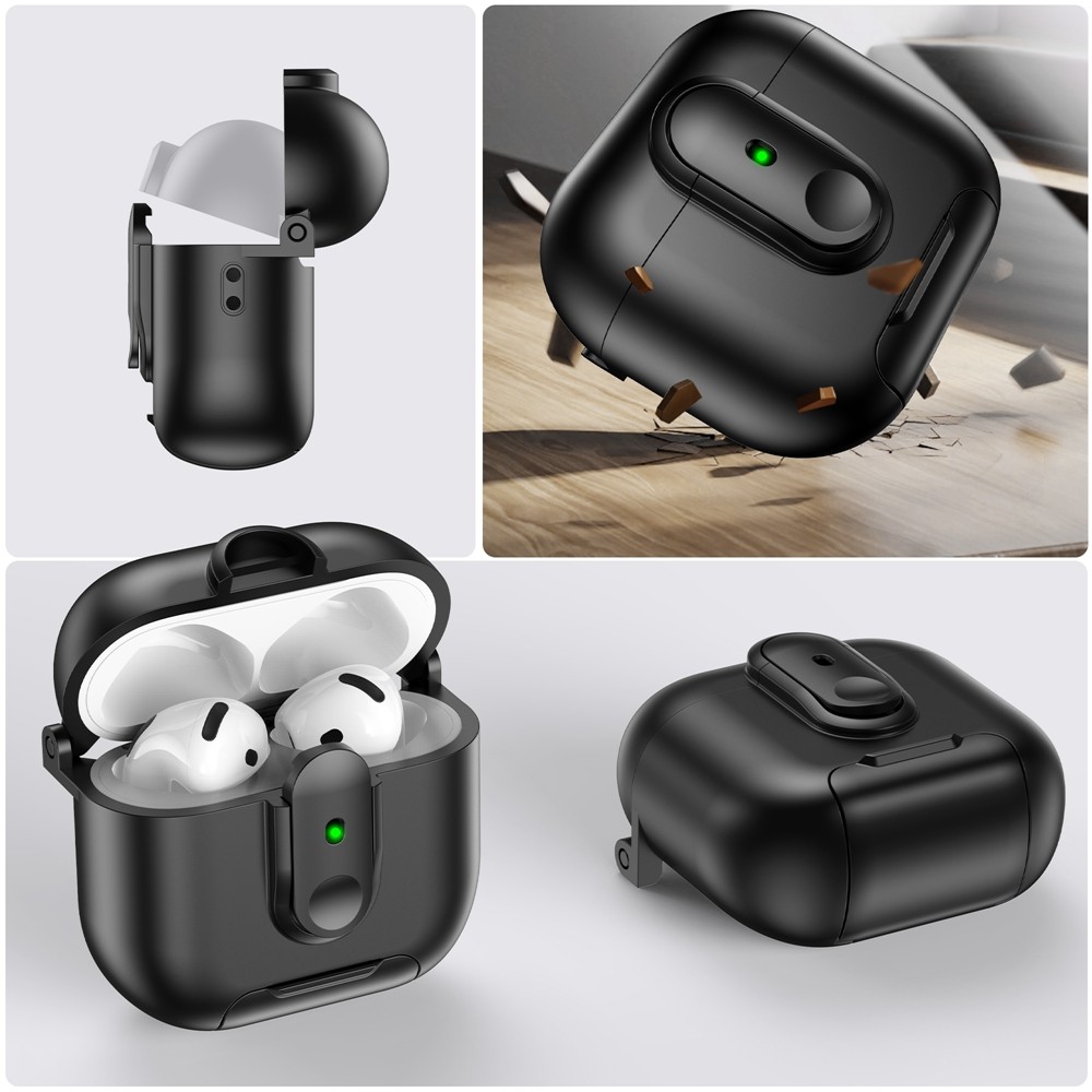 Ốp lưng chống sốc cổ điển cho AirPods, vỏ bảo vệ tai nghe AirPod 4/3/Pro Pro2, ốp AirPods 4.