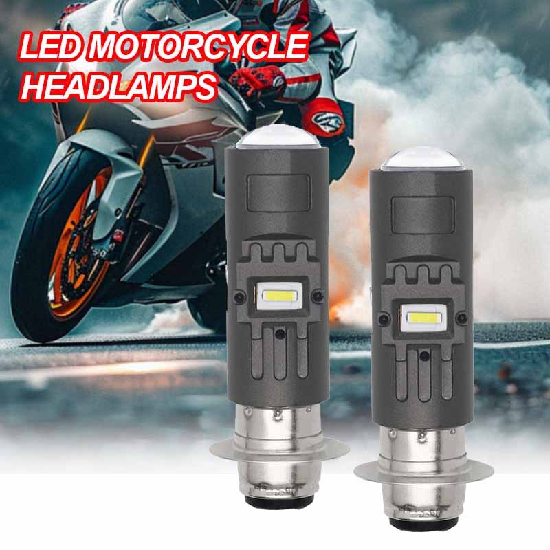 1 bóng đèn LED mini cho xe máy P15D H6M, nhôm, DC12-24V, đèn sương mù
