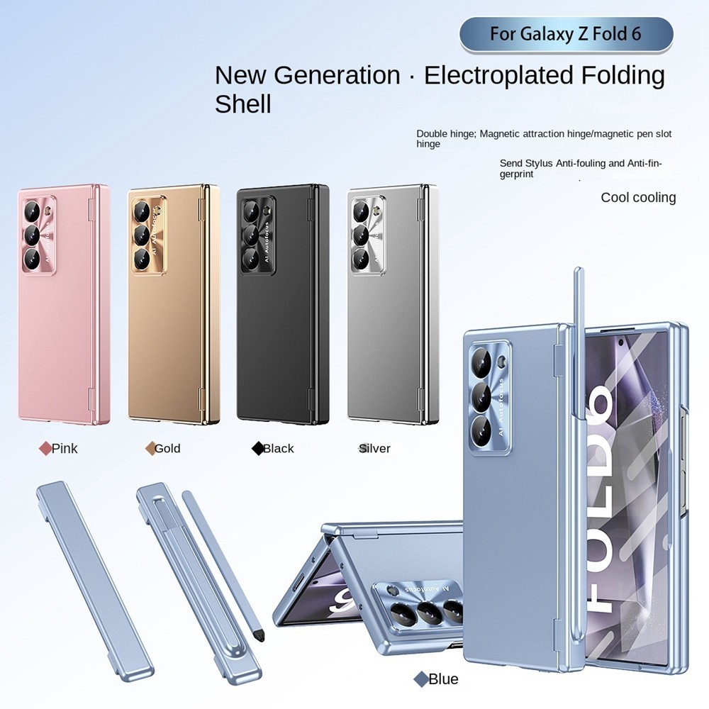 Ốp lưng sang trọng chống sốc cho Samsung Galaxy Z Fold6 Fold7 thiết kế nghệ thuật cổ điển Z Fold 6 Z