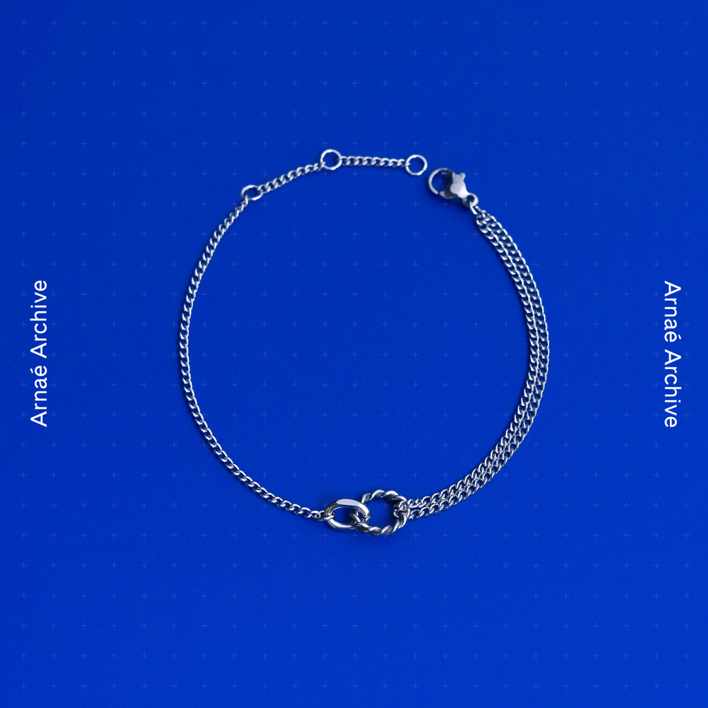 Vòng tay đôi hai vòng gỗ dành cho nam và nữ, quà tặng ngày Valentine, vòng tay Mobius xương sống