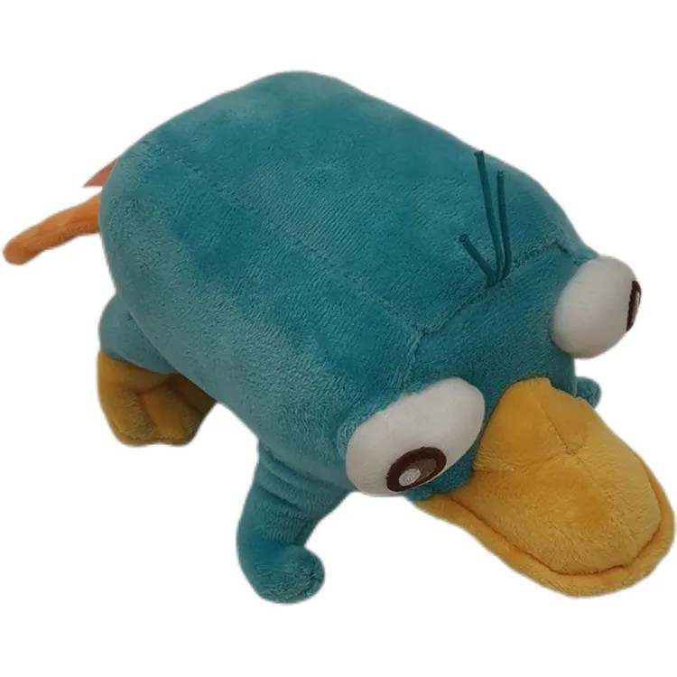 Perry Thú mỏ vịt nhồi bông: Mềm mại 10 inch màu xanh, món quà lý tưởng cho trẻ em.