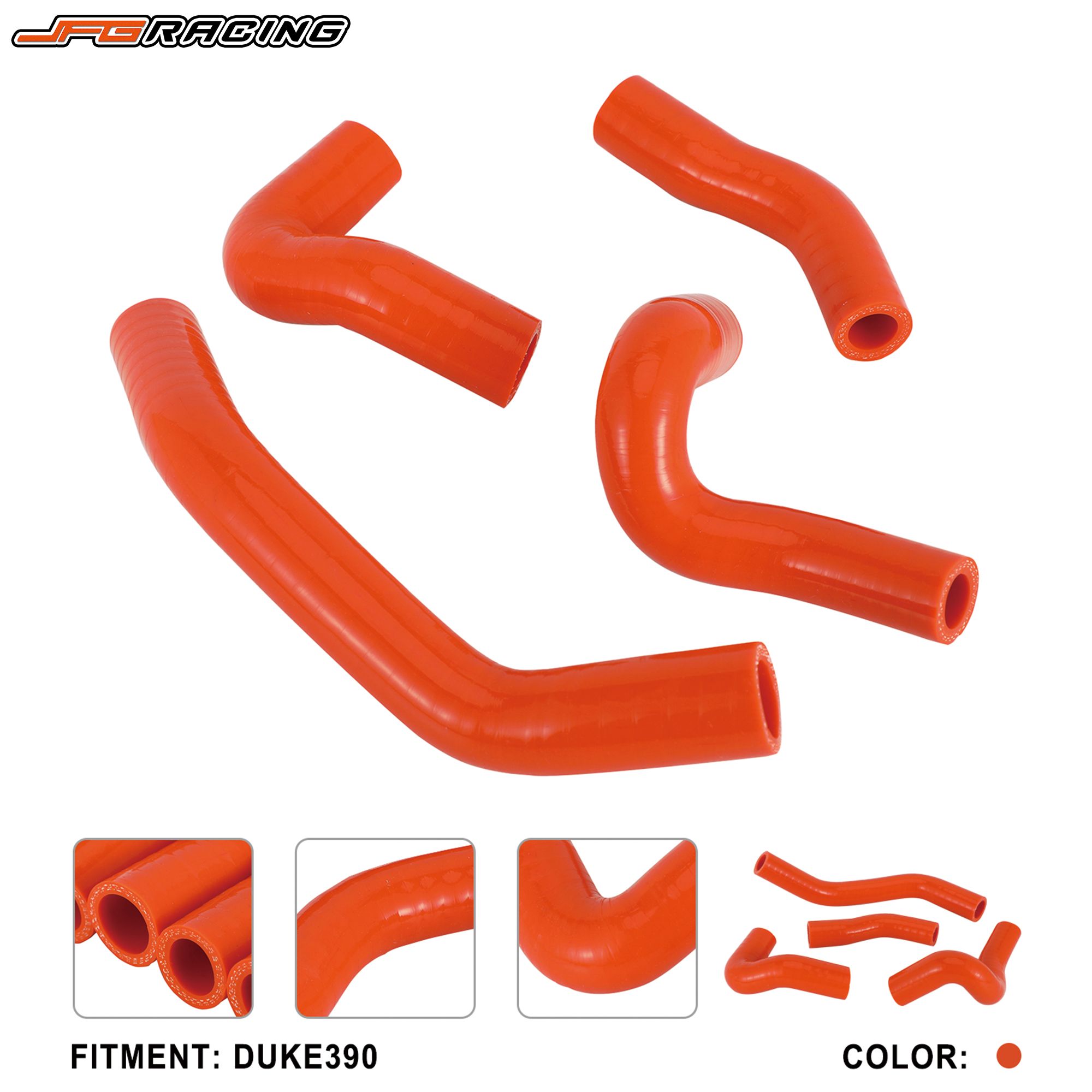 Ống tản nhiệt silicone động cơ tương thích với Duke 390 LC4 RC 390 RC390 2015 2016 Duke390