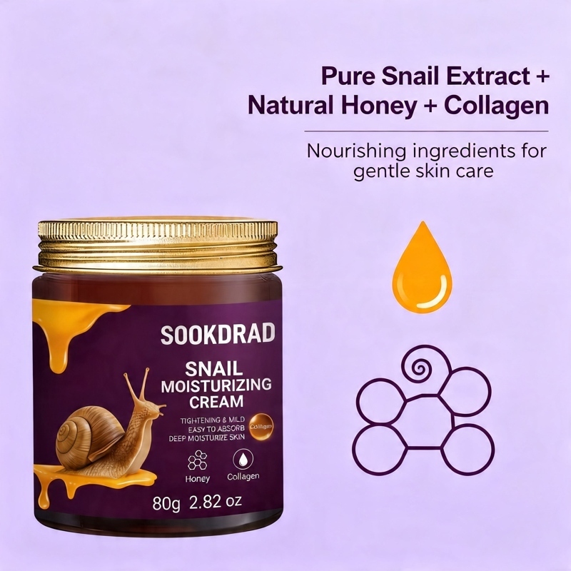 Kem Mật Ong Nhộng Ong với Collagen, 80g, Dưỡng Ẩm Dịu Nhẹ, Quà Tặng Lễ Hội