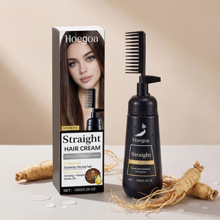 Mặt nạ duỗi tóc Keratin chuyên nghiệp kèm Chiết xuất rễ nhân sâm & Dầu rắn - tóc suôn mượt & không xù 150g