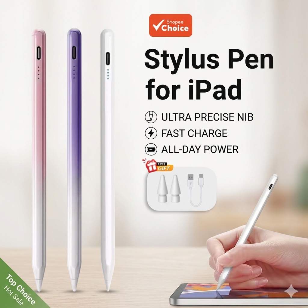 Bút cảm ứng siêu nhạy cho Pad vẽ bút chì kỹ thuật số đa năng cho Ap Pencil Pro 13 11 M4 Air 5 4 10th