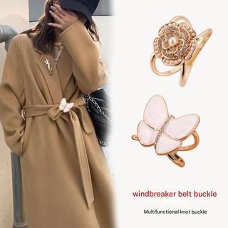 Mới Retro Thắt Nơ Khăn Khóa Trâm Cài Nhẫn Phụ Kiện Thời Trang Quà Tặng Ngày Lễ Tình Nhân