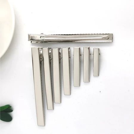 20/50 cái Kẹp tóc mỏ vịt vuông Kẹp tóc tự làm Phụ kiện tóc trơn cho nữ, bé gái