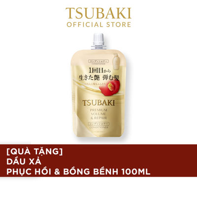 [HB GIFT] TSUBAKI DẦU XẢ PHỤC HỒI & BỒNG BỀNH 100ML (TSUBAKI PREMIUM VOLUME & REPAIR CONDITIONER 100ML)