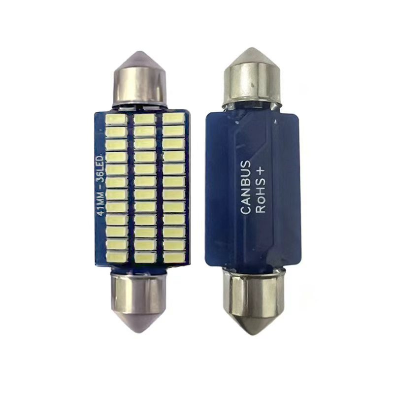 1 bóng đèn LED Festoon 31mm 36mm 39mm 41mm C5W C10W Canbus không lỗi, đèn đọc xe hơi nội thất, đèn b