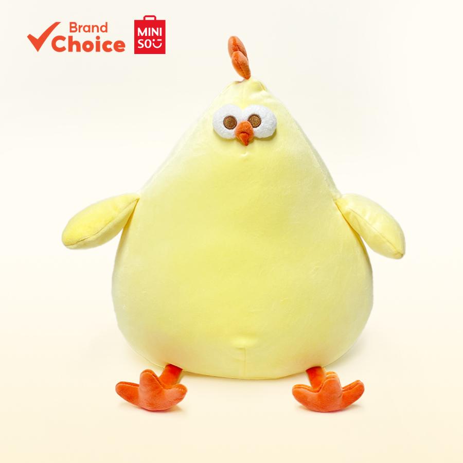 MINISO  Dòng sản phẩm Dundun - Gà trống nhồi bông Dundun mềm mại, đáng yêu, ôm ấp 29cm x 35cm