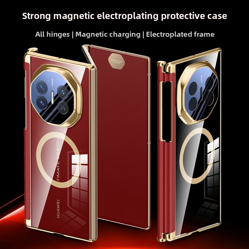 Ốp lưng cao cấp cho Huawei Mate XT mạ điện, nhựa PC cứng