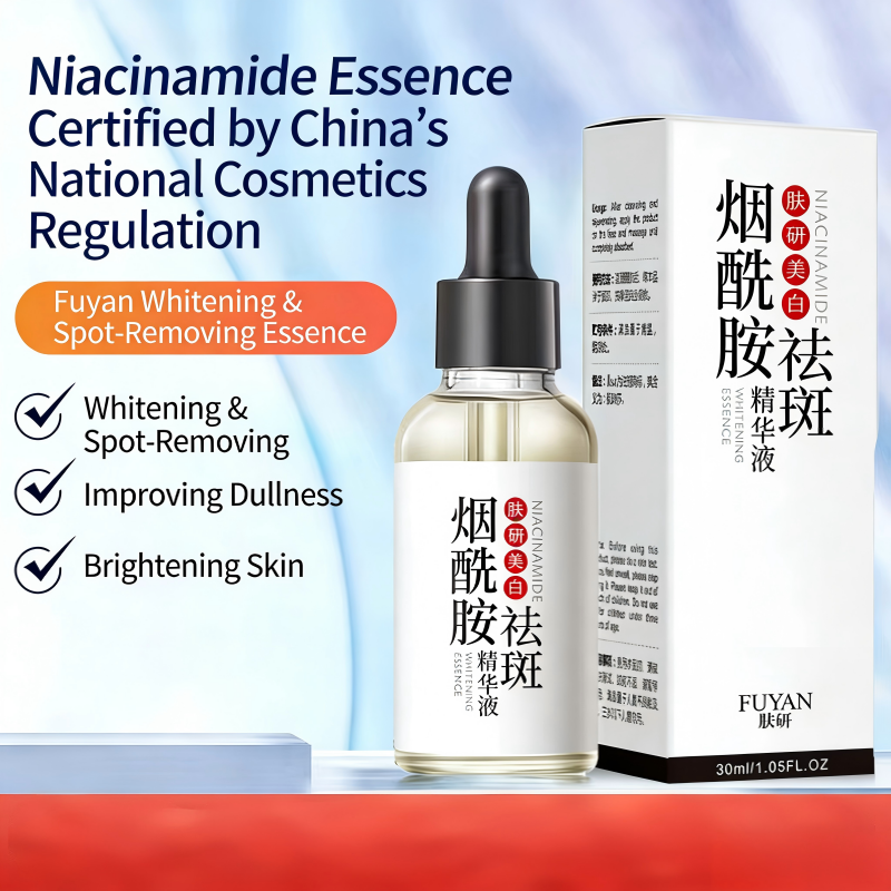 Fuyan Serum Trắng Da & Mờ Nám, Niacinamide + Hyaluronate, 30ml, Quà Giáng Sinh Dưỡng Da