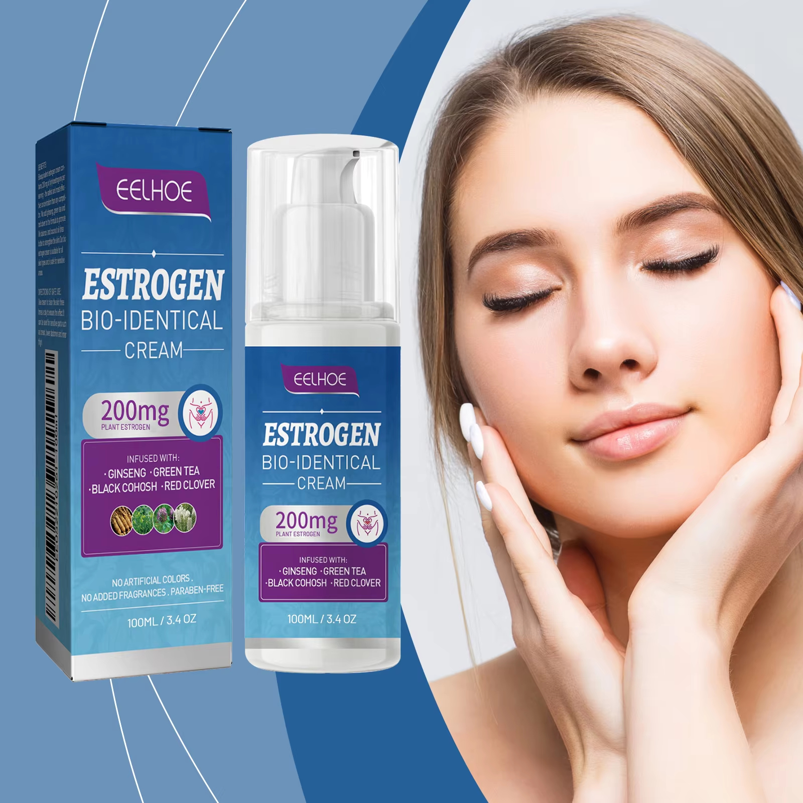 Kem Progesteron cho phụ nữ mãn kinh, phụ nữ trung niên và cao tuổi, cân bằng hormone, kem estrogen c