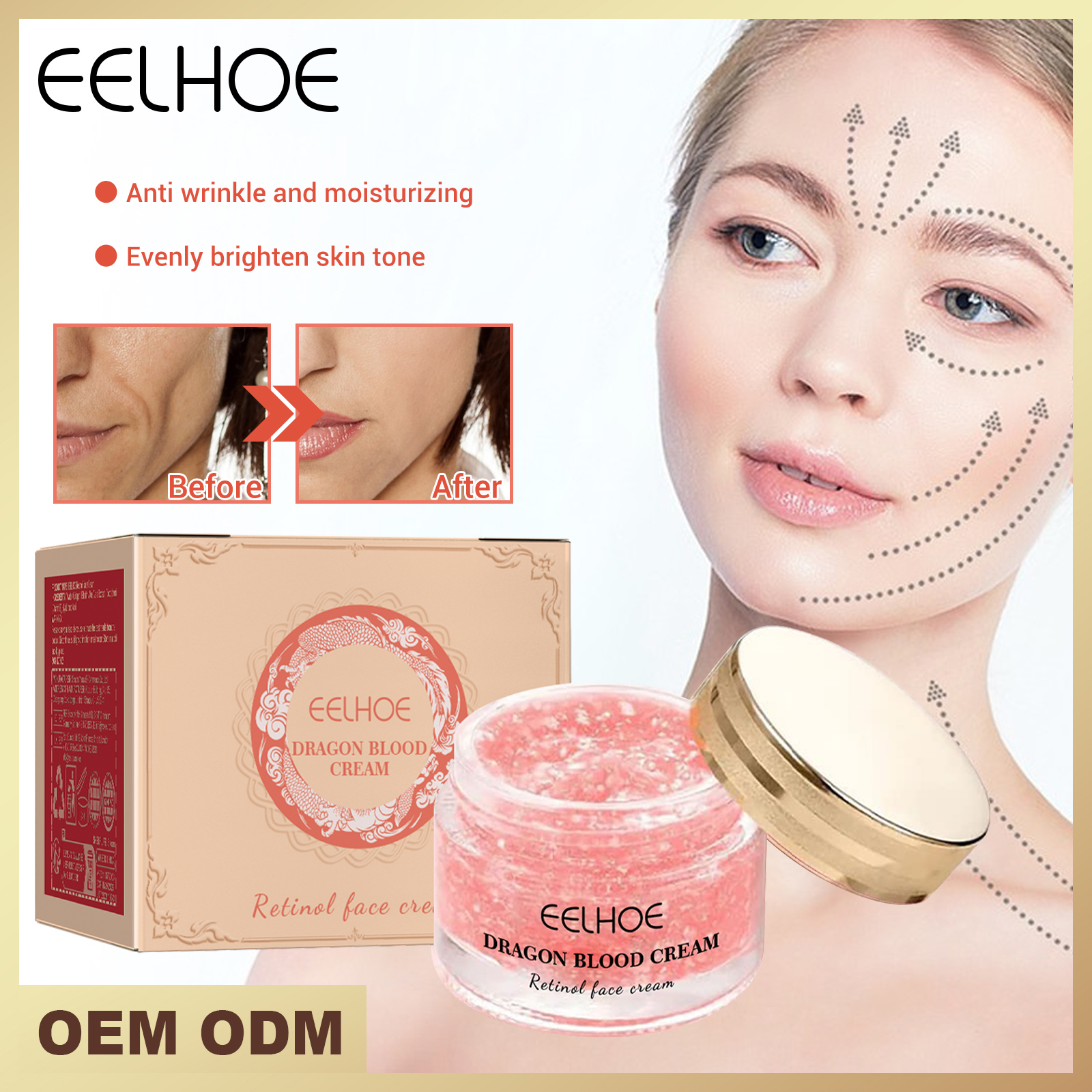 Kem dưỡng da mặt EELHOE Dragon Blood Cream Retinol nguyên bản