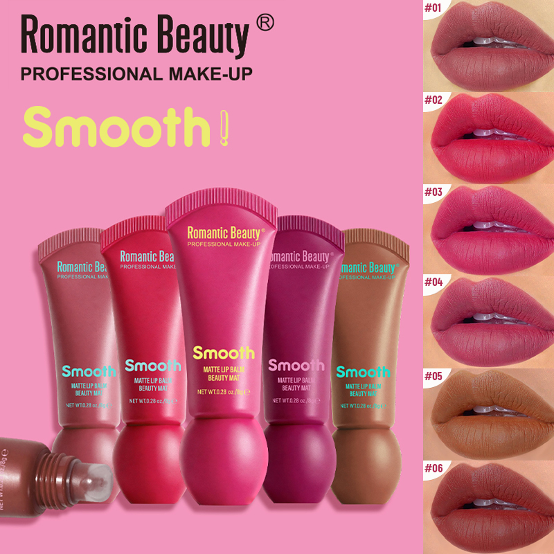 Son dưỡng môi lì mịn Romantic Beauty, Son thỏi chống nước lâu trôi, không lem, lên màu tự nhiên cho 