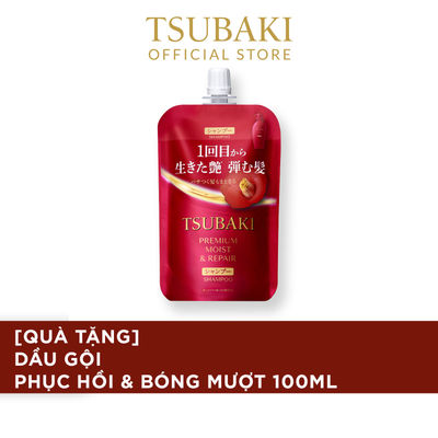 [HB GIFT] TSUBAKI DẦU GỘI PHỤC HỒI & BÓNG MƯỢT 100ML (TSUBAKI PREMIUM MOIST & REPAIR SHAMPOO 100ML)