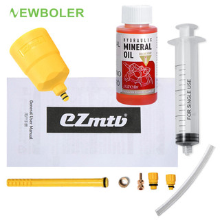  Bộ chảy máu phanh thủy lực NEWBOLER EZmtb cho Shimano - 60ml Dầu khoáng Dụng cụ phanh đĩa xe đạp 