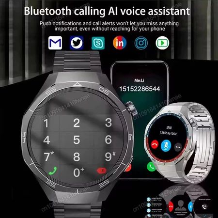 Đồng hồ thông minh GT5 Pro 2026, màn hình AMOLED HD, gọi điện Bluetooth, hàng chính hãng