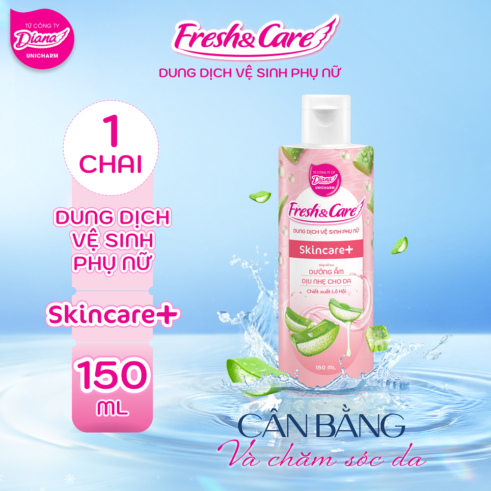 [MỚI] Dung dịch vệ sinh phụ nữ Fresh&Care Skincare+ 150ml/250ml