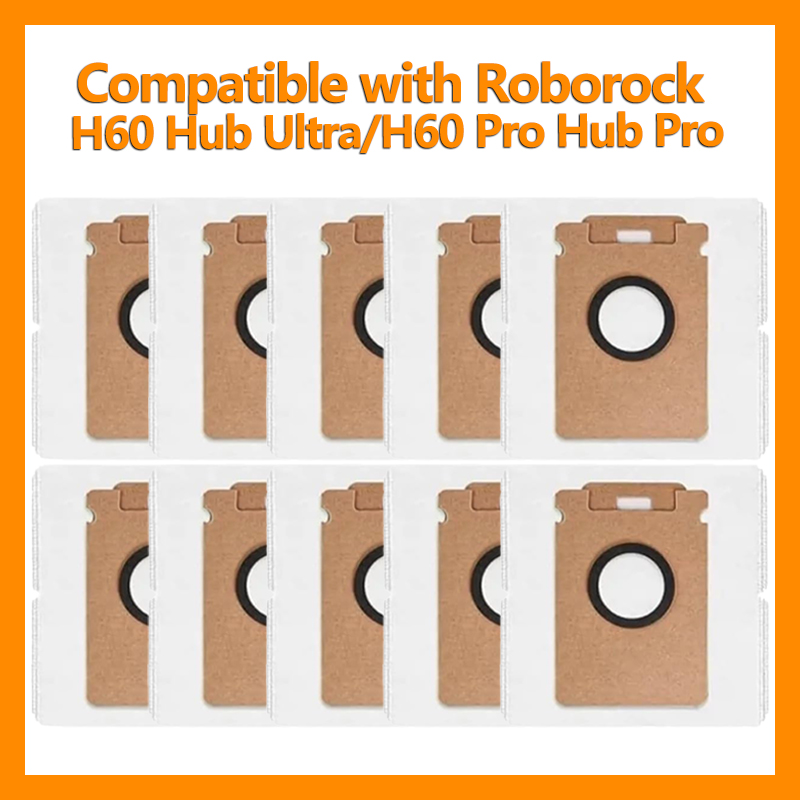 Túi đựng bụi thay thế cho máy hút bụi cầm tay Roborock H60 Hub Ultra / H60 Pro Hub Pro