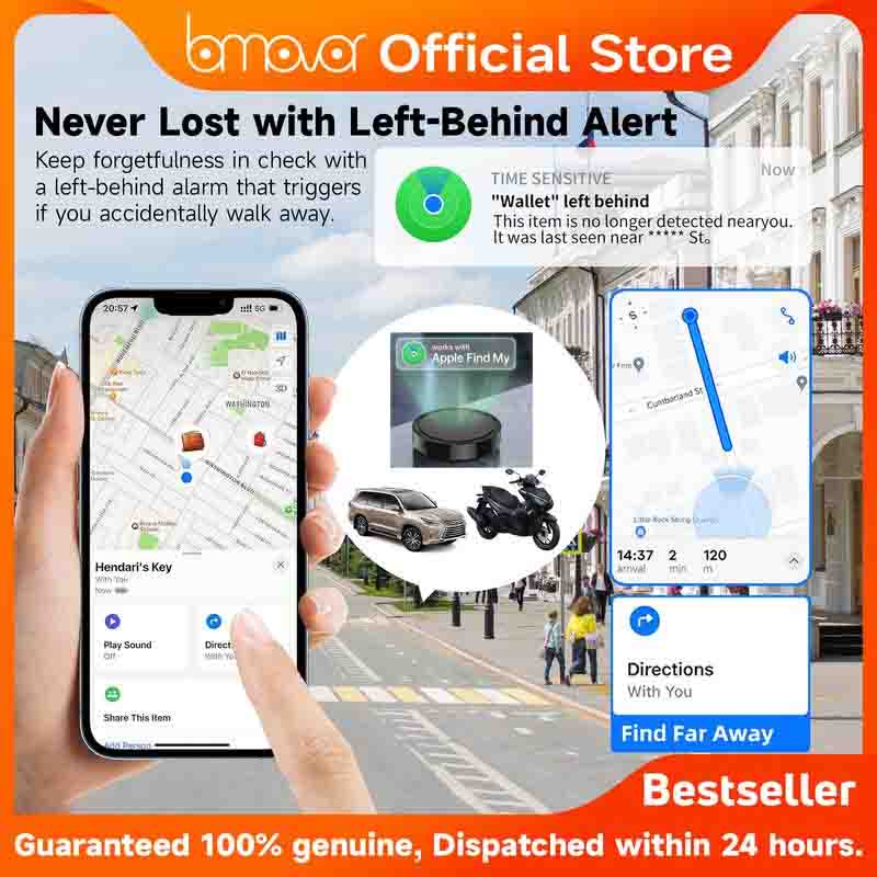 Mili Tag Smart Tag Key and Ví là phụ kiện theo dõi tương thích với thiết bị iOS.