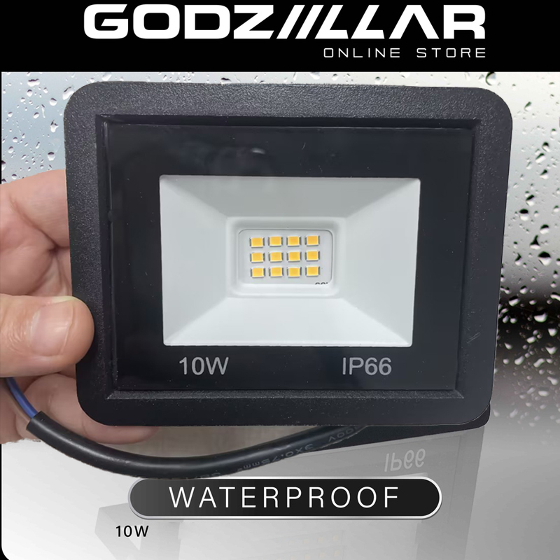 ((Godzilla) Đèn pha LED chiếu sáng 10W IP66 Tiết kiệm năng lượng chống nước 10W
