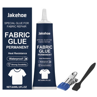Keo dán vải liền mạch 60ml – keo dán vải cotton, denim & nylon sửa chữa không cần may | Đa chất liệu, liên kết chắc chắn, dùng tại nhà