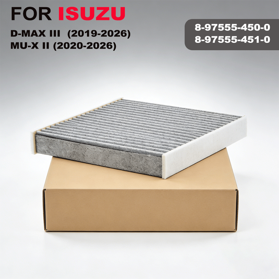Lọc Không Khí Cabin Carbon Cho Isuzu Mới D-Max MU-X 2020-2025