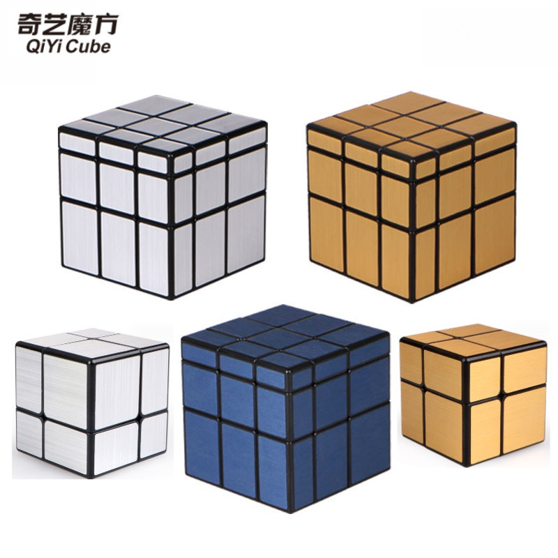 Qiyi Magic Cube Mirror Block 3x3 Speed Cube Professional Gans Rubik Smooth Turning Puzzle Toy Giáo d