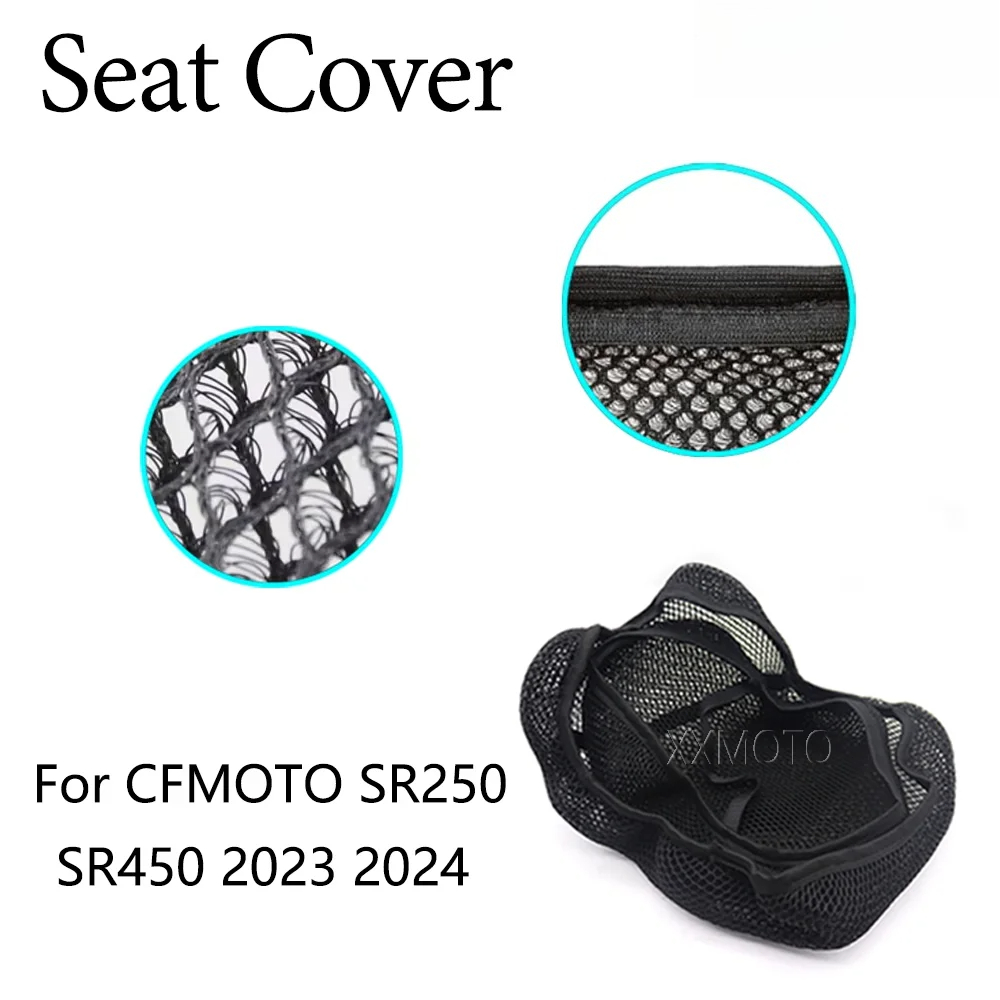 Lưới cách nhiệt Yên xe Bảo vệ thoáng khí 3D Net Cover cho CFMOTO SR250