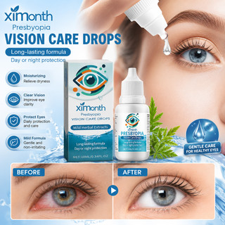 Dung dịch chăm sóc mắt XIMONTH 10ml Dưỡng ẩm nhẹ nhàng Làm mới thoải mái nhỏ mắt di động