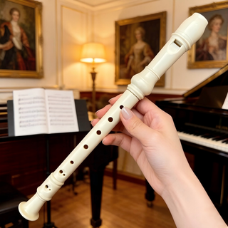 Soprano/Descant recorder soprano ở C – 8 lỗ, bấm ngón kiểu Đức, nhựa ABS bền – Bộ khởi động đầy đủ cho người mới bắt đầu, học sinh & người lớn