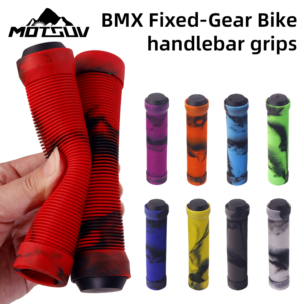 Bọc tay lái xe đạp MOTSUV dài 133mm, cao su mềm chống trượt, phù hợp ghi đông 22.2mm xe scooter/BMX