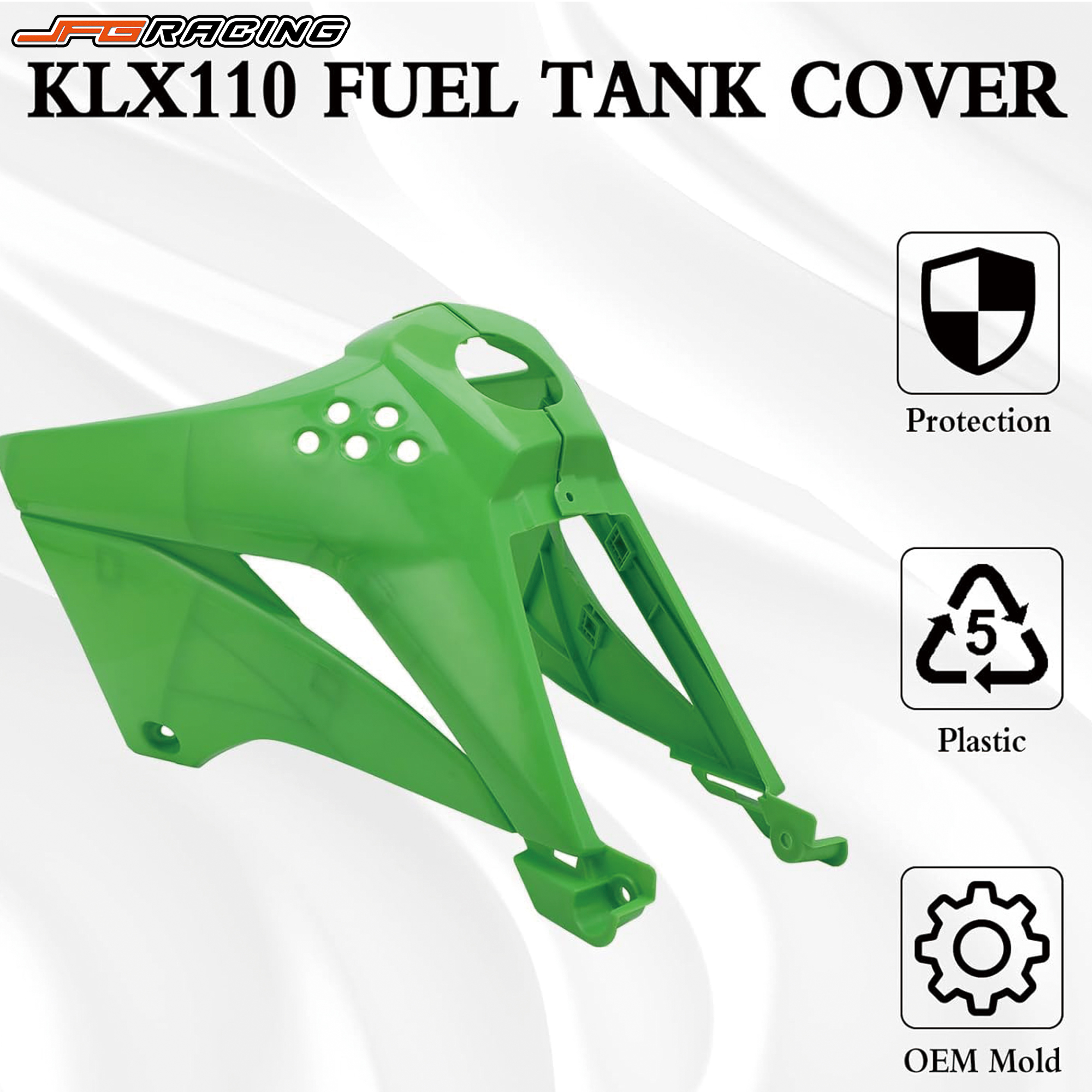 Nắp bình xăng xe địa hình KLX110, nắp bình xăng nhựa cho KLX 110/KLX 110L 2010-2024