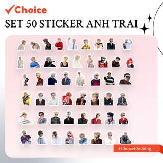 [Choice] Set 50 Sticker Anh Trai LS-0035_251105001_5 Hình Rhyder Kèm Túi Hologram 