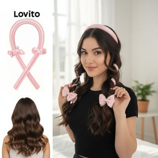 Lovito Đơn Giản Lâu Dài Dễ Sử Dụng Dụng Cụ Tạo Kiểu Tóc Salon Cho Nữ LCS09096