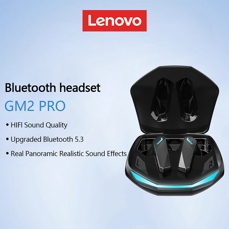 Lenovo GM2 PRO Tai Nghe Chơi Game Bluetooth, Độ Trễ Thấp, Chống Nước, Âm Thanh HIFI Chất Lượng Cao, 