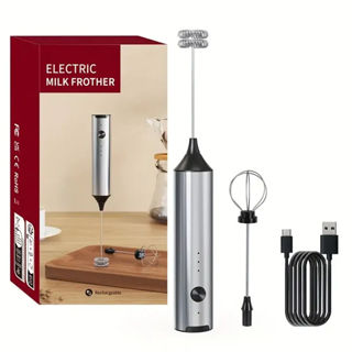  Máy đánh bọt sữa điện cầm tay, máy đánh trứng sạc lại, máy tạo bọt mini cho cà phê, sô cô la nóng, latte.
