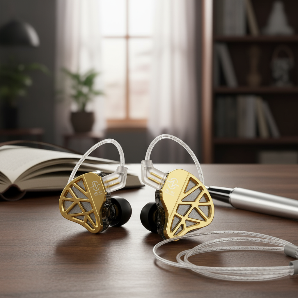 CCZ Nocturne Hybrid Driver Tai Nghe In-Ear với 1DD 1BA cho Chơi Game, Tai Nghe Có Dây Tăng Cường Âm 