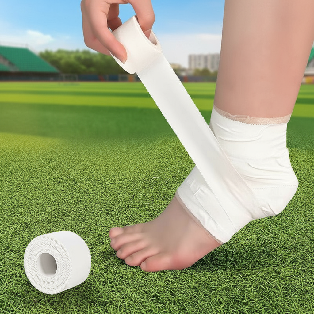 Băng keo thể thao Athletic Rigid Kinesiology Tape - Băng quấn tự dính hỗ trợ ngón tay, cổ tay và mắt