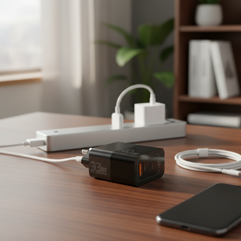 Essager 33W GaN USB C PD Sạc nhanh tương thích với iPhone 14 13 12 Pro Max XS
