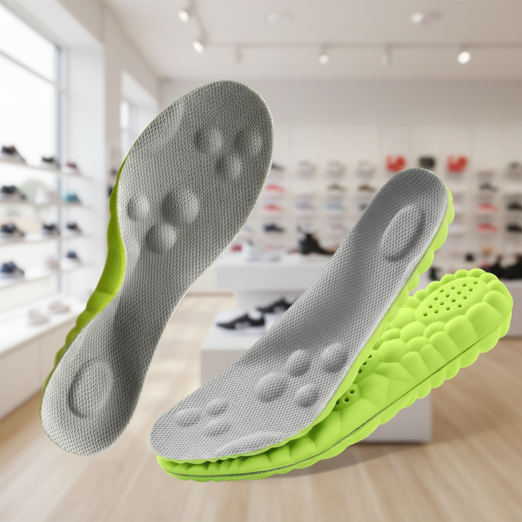 MINSU M2352 Miếng Lót Giày 4D - Đệm Mềm, Chống Trơn, Thấm Hút, Khử Mùi cho Nam và Nữ