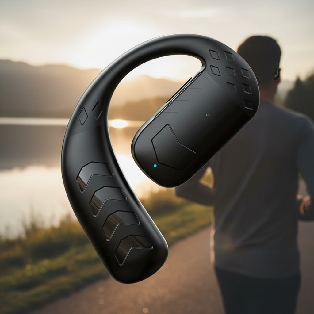 OWS T30 Earbuds Bluetooth 5.4 Tai nghe không dây hở lưng Thiết kế móc đơn Độ trễ thấp cho lái xe Sử 