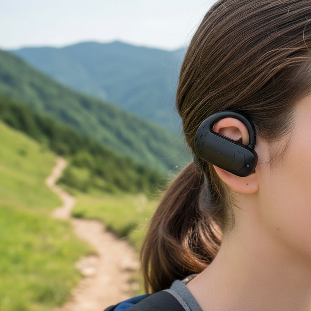 OWS T30 Tai Nghe Mở Lưng Bluetooth 5.4 Không Dây Đeo Đơn Độ Trễ Thấp Lái Xe Xoay 180° Đeo Công Việc